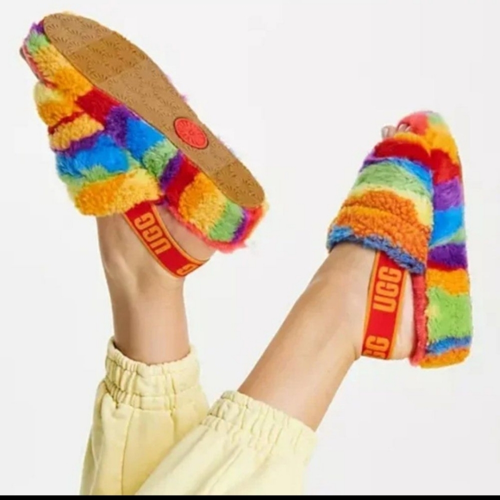 Ugg rainbow slippers
